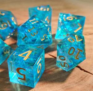 Ensemble de dés en résine haut de gamme pour jeux de table professionnels DND RPG – Fournitures de jeu en gros - Product Image 5
