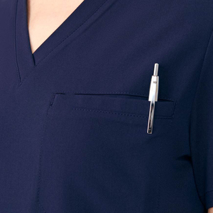 Classic Women Medical <b>Scrubs</b> <b>Set</b> Nurse Uniform Breathable Hospital Nursing <b>Scrub</b> Suit Wholesale Custom Logo Blue <b>Scrub</b> For Women - Product Image 6