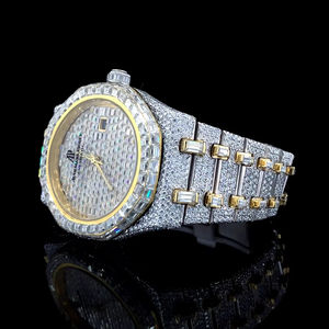 Montre de luxe exclusive 2026 nouveau design avec diamants en argent 925 et moissanite de clarté VVS, accessoires de bijouterie - Product Image 5