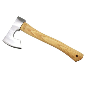 Small Outdoor Axe With Strong Steel Head And Smooth Wooden Handle For Wood Chopping Kindling And Survival Tasks - Product Image 3