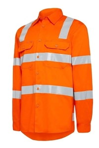 Chemise de travail réfléchissante en polyester pour adulte, haute qualité, respirante, décontractée, haute visibilité, logo personnalisé - Product Image 3