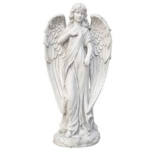 Estatua de Ángel Realista de 12.2 Pulgadas, Escultura de Óxido de Magnesio para Decoración de Interiores o Exteriores - Product Image 1