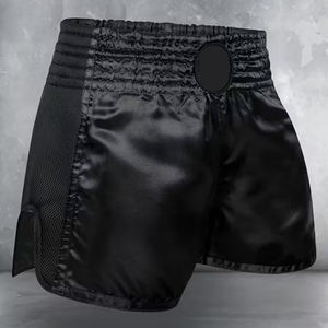 Shorts de boxe MMA pour hommes, prix bas, très demandés, respirants, couleur unie, confortables - Product Image 4