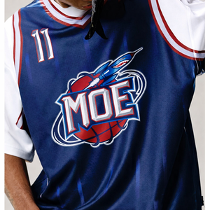 Maillot de basketball américain tendance 2026 pour hommes, en polyester, col en V, avec empiècements contrastants, uniforme de sport, impression de logo personnalisé, production en gros OEM - Product Image 2