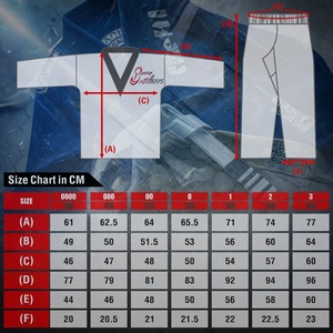 Kimono de Jiu Jitsu Brasileño Personalizado con Logotipo, 100% Algodón, 350g 450g 550g, Unisex para Adultos, Gracie Barra, Tatami, Shoyoroll - Product Image 6