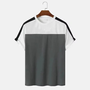 T-shirt de luxe pour homme à manches courtes, en coton doux, coupe confortable et design inspiré du streetwear contemporain - Product Image 5
