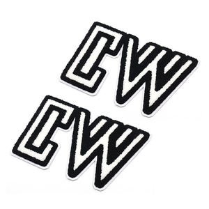 Decorative Embroidery Patch Embroidered Iron On Badge Fabric Patches for Clothing <b>Jackets</b> Hats Bags Wholesale - Product Image 3