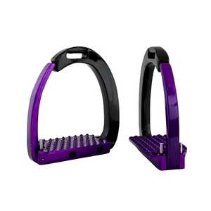 อานม้าอะลูมิเนียมพร้อมพื้นผิวลายกันลื่นและหมุดโลหะหลากสีสำหรับขี่ม้า - Product Image 6