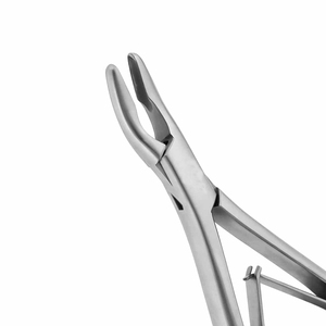 Rongeur chirurgical orthopédique pour la coupe et la précision des tissus, 7 pouces, corps arrondi, pointe incurvée et robuste, double ressort - Product Image 5