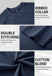 Camiseta Casual Oversize para Hombre, Superventas, con Logotipo Personalizado, Impresión Puff, Poliéster/Algodón, Estilo Urbano, Secado Rápido, Transpirable, Venta al Por Mayor - Product Image 4