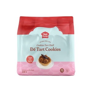 Calidad Premium precio al por mayor tarta HALAL OEM congelado sin hornear galleta tarta Shell 630G comida dulce postre buen precio - Product Image 1