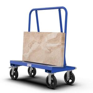 Heavy Duty Industrial Four-<b>Wheel</b> Metal Platform Moving Furniture Hand Truck Dolly Service <b>Cart</b> - Product Image 3