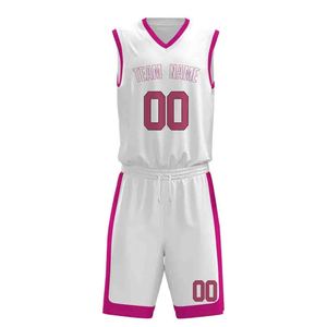 Ensemble de maillots de basket-ball personnalisés, polyester à séchage rapide, uniforme d'équipe, kit sportif sans manches pour hommes - Product Image 5