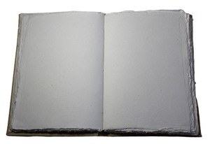 Carnet à couverture en papier de chanvre rigide, fait main, avec bords naturels, en coton recyclé, best-seller - Product Image 3