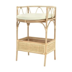 Table à langer et chaise haute en rotin tressé pour poupées, jouet pour enfants, prix d'usine, vente chaude, haute qualité, prix abordable, vente en gros - Product Image 1