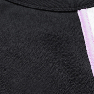 Sweat-shirt à col rond pour femme, à blocs de couleur, manches longues, coupe régulière, en coton tricoté, vêtements décontractés d'automne - Product Image 6