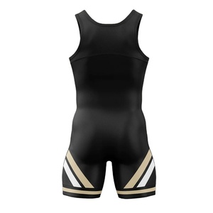 Combinaison de lutte sexy une pièce en spandex à séchage rapide avec impression par sublimation personnalisée pour hommes grandes tailles - Product Image 6