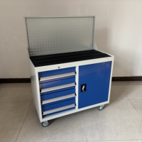 Armoire à outils mobile en métal robuste EVER LEADING, capacité de charge de 500 lb (LD-TC3002), rangement verrouillable, protection contre la corrosion pour