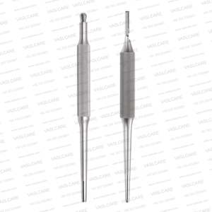 Manche de couteau de précision, manche de scalpel chirurgical moleté arrondi, poignée ergonomique pour un contrôle précis des doigts par Vaslcare - Product Image 2