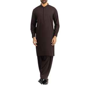 Vente en gros de salwar kameez pour hommes, couleur unie, designs personnalisés, manches longues, style moderne pour les événements culturels, vêtements indiens et pakistanais - Product Image 1