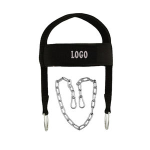 Harnais de tête rembourré épais pour l'entraînement de résistance du cou avec sangles en nylon durables et coutures renforcées - Product Image 1