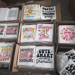 Parches/Transferencias Termoadhesivas de PET de Alta Calidad, Ecológicas y Suaves al Tacto para Prendas, Diseños de Dibujos Animados en Colores Personalizados - Product Image 6