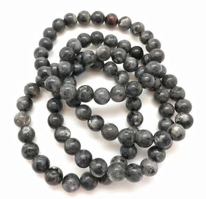 Hot Sale Premium Grade Feng Shui Larvikite <b>Crystal</b> Beaded <b>Bracelet</b> Handmade Eco-Friendly 8mm Women's Men's Natural Healing Stone - Product Image 3