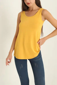 Ever Glow New Women's Tank <b>Top</b> Best Design Style Short Sleeve Short Casual Breathable Eco-Friendly Plus Size Polyester/Cotton - Product Image 2
