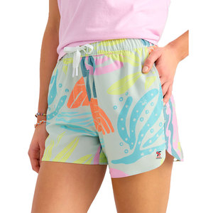 Shorts de Playa para Mujer, de Tela Suave de Alta Gama, Agradable al Tacto, Absorbente de Humedad, con Cordón Ajustable, para Verano - Product Image 1