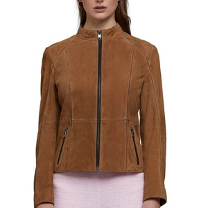 Top Selling Wholesale Women Leather Jacket Zipper Closure Pockets for Men Women <b>Kids</b> Custom Design Waterproof Breathable - Product Image 3