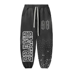 Nouveau survêtement unisexe confortable de poids moyen avec logo de marque, broderie vieillie, look classique et motif urbain - Product Image 5