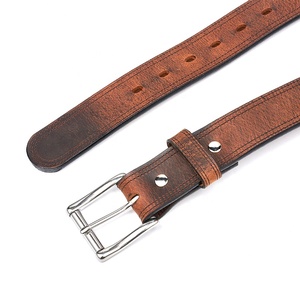 High Quality Men's 100% Genuine Leather Alloy Automatic Buckle Durable <b>Dress</b> & Casual Waist Belt 3.5cm Width - Product Image 3