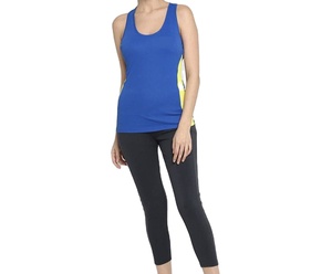 Camiseta sin mangas informal de verano para hombre, transpirable, de secado rápido, con logotipo personalizado bordado, mezcla de algodón, corte bajo, holgada, para yoga, gimnasio y entrenamientos - Product Image 3