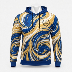 Sweat-shirt à capuche pour homme de qualité supérieure, sublimation, tissu polyester à séchage rapide, flexible - Product Image 1