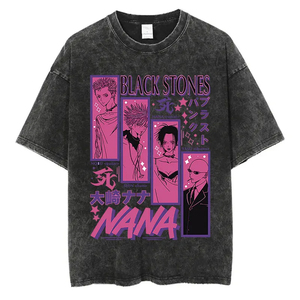 เสื้อยืดคอตตอนคุณภาพสูงสั่งทำพิเศษ ลายกราฟิกปลาญี่ปุ่น สไตล์สตรีทแวร์ ทรงหลวม ผลิตโดยผู้ผลิต - Product Image 4