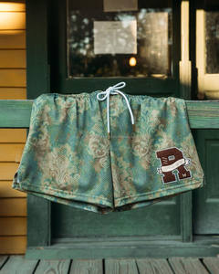 Custom Chenille Embroidery Workout Polyester 5 Inch Inseam Fitness Sweat Basketball <b>Gym</b> Mesh <b>Shorts</b> With Pocket for Men - Product Image 1