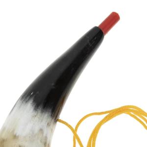 Trompeta Pequeña de Cuerno de Buey Pulido, Silbato de Juguete para Niños, Ideal para Carnaval Vikingo y Fiestas de Navidad - Product Image 4