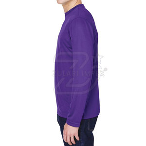 ออกแบบเสื้อเชิ้ตแขนยาวโลโก้ของคุณเอง เสื้อเชิ้ตแขนยาวคอกลมสำหรับผู้ชาย สวมใส่สบาย พร้อมดีไซน์ตามสั่ง - Product Image 4