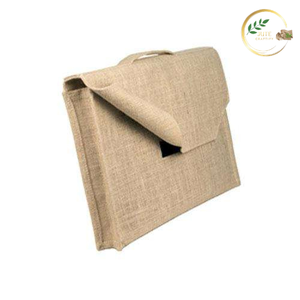 Premium Quality Jute Laptop Bag with <b>Soft</b> Inner Lining Eco Friendly Business Briefcase for Daily Use - Product Image 2