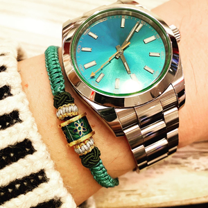 Reloj de Lujo Personalizado C SK TW para Hombre, Acero Inoxidable 904L, Azul Claro, 40 mm, Mecánico, Cristal de Zafiro, Alta Calidad, 100 m - Product Image 5