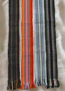 Cinturón Tejido Estilo Boho con Patrón Étnico Folclórico - Product Image 2