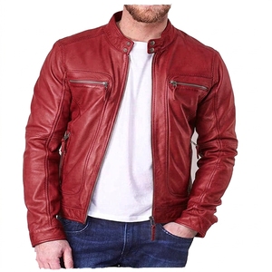Chaqueta de Cuero para Hombre, Diseño Nuevo, Tallas para Adultos, Último Diseño, Transpirable, Precio al por Mayor, Chaqueta de Cuero para Hombre - Product Image 1