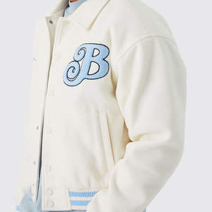 <b>jacket</b> for men Fashion Puffer Men <b>patchwork</b> <b>Jacket</b> Embroidered Baseball Letterman Varsity Bomber <b>Jackets</b> - Product Image 4