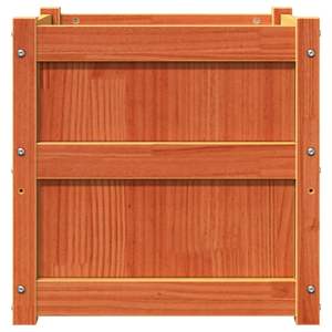 Jardinière en bois de pin massif brun ciré 19,7x19,7x19,7 po – Pots et jardinières - Product Image 5