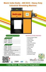 Trituradora Multiusos Semiautomática para Aplicaciones Industriales, Trituradora de Metal de Doble Eje - Product Image 6