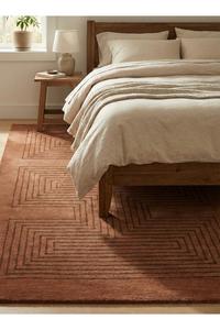 Handmade Wool <b>Rugs</b> Authentic Berber Carpets Natural Wool Artisan Craftsmanship Anti-Slip Modern Geometric <b>Thick</b> <b>Pile</b> <b>Rugs</b> - Product Image 4