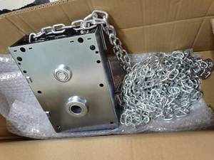 מנוף שרשרת ידני במחיר זול 8 מטר שרשרת מצופה אבץ לדלתות מוסך מקטעיות הנעה ידנית עם ציר פלדה מגולוונת - Product Image 4