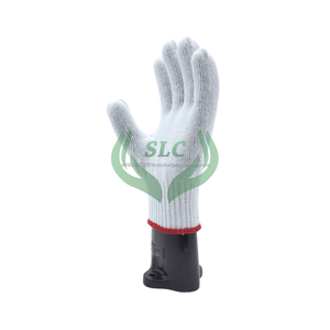 ถุงมือผ้าฝ้ายถักกันไฟฟ้าสถิตและกันลื่นใส่สบายสำหรับงานอุตสาหกรรมเพื่อความปลอดภัยทั่วไป - Product Image 4