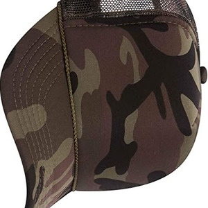 Best Quality Adjustable Men's Mesh Trucker Hat Multi-Color 6 Panel Plain <b>Canvas</b> Embroidered Logo for Outdoor Use - Product Image 4