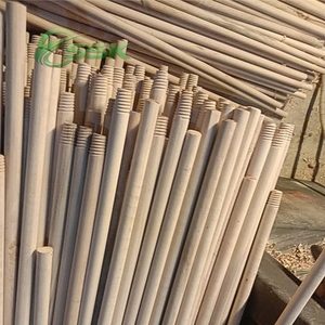 Balai et pelle 2-en-1 ergonomiques et portables en PVC avec manche en bois naturel du Vietnam, en eucalyptus, écologiques pour la maison - Product Image 3